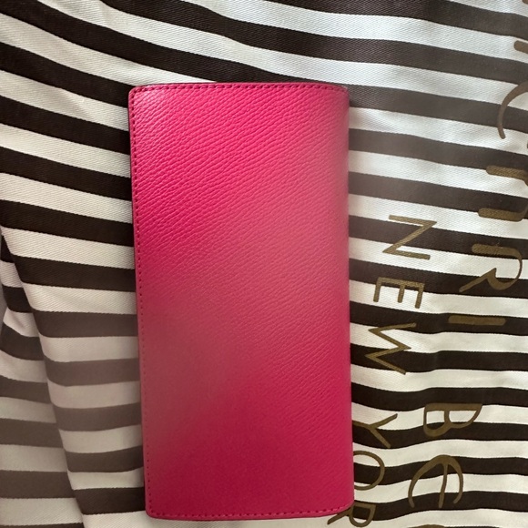 Henri Bendel NEW pink Leather Shoulder Stunning bag with zip & button closure - Picture 7 of 10